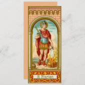 ロルチ(BK 32)グリーティングカードのセントフロリアン (正面/裏面)