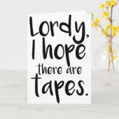 ロルディー、テープがあればいいけど カード (黄色い花)