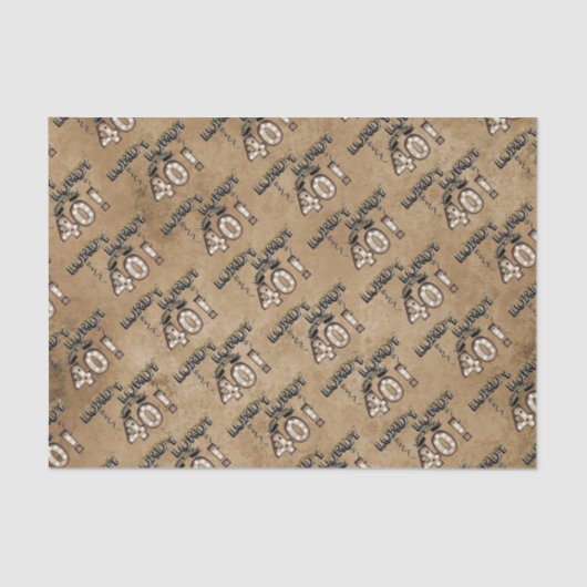 ロルディ・ロルディ・ルック・ザ40誕生日気球 薄葉紙 (正面)