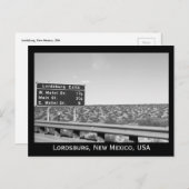 ロルドスバーグニューメキシコモノクロ写真 ポストカード (正面/裏面)