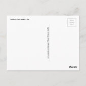 ロルドスバーグニューメキシコモノクロ写真 ポストカード (裏面)