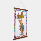 ロルフとペトラのバランス芸 吊り下げ型タペストリー (傾斜あり)