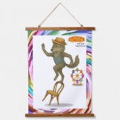 ロルフとペトラのバランス芸 吊り下げ型タペストリー (正面2)