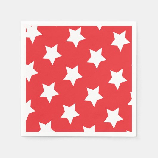 ロレイロ08スターレッド スタンダードカクテルナプキン (正面)