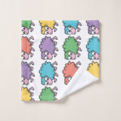 ロレイロ15誰がbeeeと言った バスタオルセット (ウォッシュタオル)