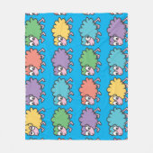 ロレイロ15誰がbeeeと言った フリースブランケット (正面)