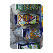 ロレカラフルトのダウンタウンで販売する陶器 マグネット (縦)