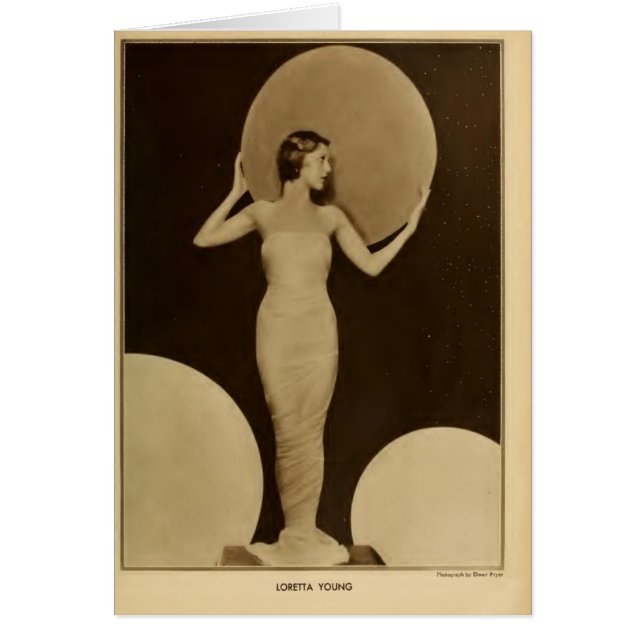 ロレッタ・ヤング1930の美しいポートレートの映画俳優 (正面)