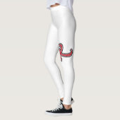 ロレットのレギンス白 レギンス (左)