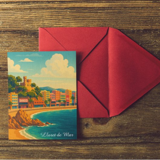 ロレデマールスペインヴィンテージトラベルアート ポストカード