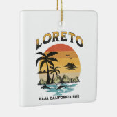 ロレトバハメキシコ動揺してヴィンテージ セラミックオーナメント (右)