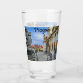 ロレト・プラハ教会の石天使と階段 タンブラーグラス (裏面)