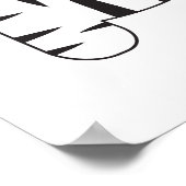 ロレナ・デパンテによるZEBRAのイラスト ポスター (角)