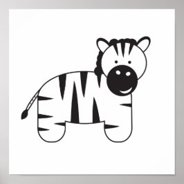 ロレナ・デパンテによるZEBRAのイラスト ポスター