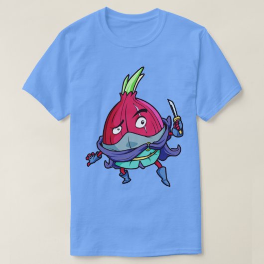 ロレプレイキャラクター泥棒ローグタマネギ Tシャツ (デザイン正面)