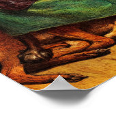 ロレンツォとイザベラby John Everett Millais ポスター (角)