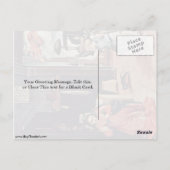 ロレンツォ・ロットによる受胎告知 ポストカード (裏面)