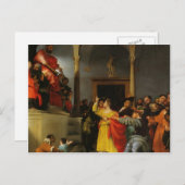 ロレンツォ・ロット – 審査員の前のセントルシア ポストカード (正面/裏面)