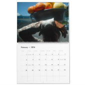 ロレンツォAguayo著シルエット カレンダー (2月 2026)