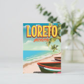 ロレート メキシコ旅行ポスター ポストカード (スタンド正面)