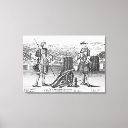 ロレーヌ公爵とバー キャンバスプリント (正面)