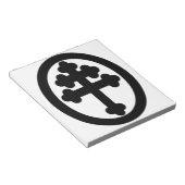 ロレーヌ十字架 ノートパッド (アングル)