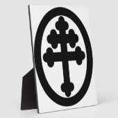 ロレーヌ十字架 フォトプラーク (側面)