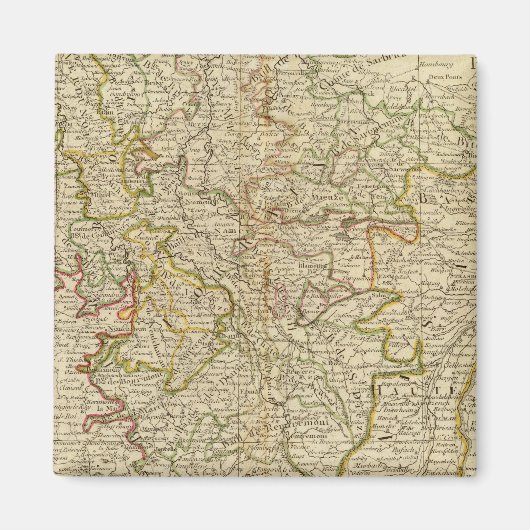 ロレーヌ，フランス マグネット (正面)