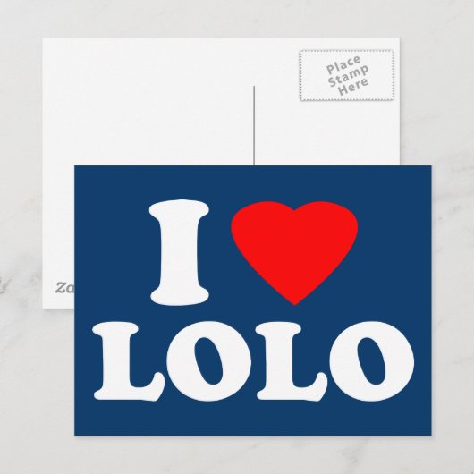 ロロが大好き ポストカード (正面/裏面)