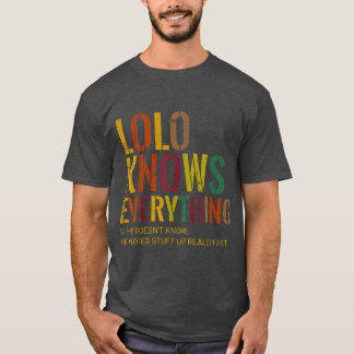 ロロはおじいちゃんの日を何でも知っている Tシャツ
