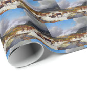 ロロスの北の山の中のトナカイの群れ ラッピングペーパー (ロールコーナー)