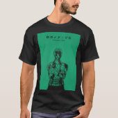 ロロノア・ゾロ 緑のマンガスタイルイラスト Tシャツ (正面)