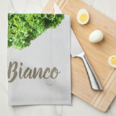 ロロビアンコサラダ葉レタスビーガン用 キッチンタオル (四つ折り)