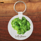 ロロビアンコサラダ葉レタスビーガン用 キーホルダー (正面)
