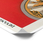 ロワダールラレーヌデクレームヴィンテージ食品広告 ポスター (角)