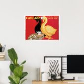 ロワダールラレーヌデクレームヴィンテージ食品広告 ポスター (ホームオフィス)