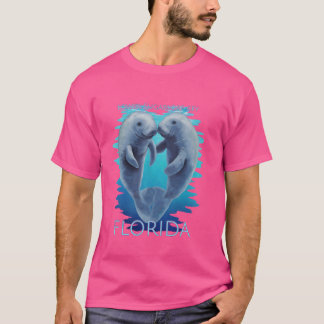 ロワースガローフ鍵フロリダバケーションキュートマナテーズ Tシャツ