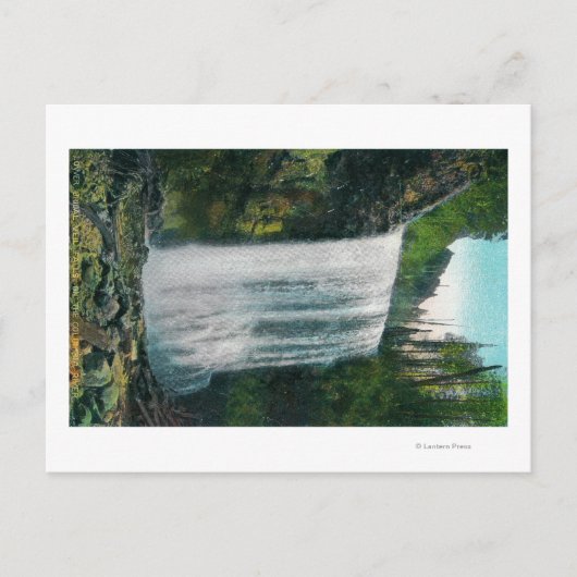 ロワーブライダルヴェール滝オンコルービアリバー ポストカード (正面)