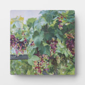 ロワール渓谷のワイナリー - フランスの葡萄絵画 フォトプラーク (正面)