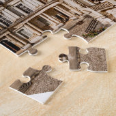 ロワール渓谷の城。コラージュ。 ジグソーパズル (側面)