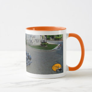 ロワール渓谷の時間旅行コーヒーカップ マグカップ