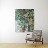 ロワール渓谷の葡萄園 フランスの葡萄の絵画 タペストリー (インサイチュ)