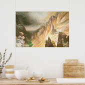 ロワー秋、グランドキャニオン・オブ・ザ・イエローストーン ポスター (キッチン)