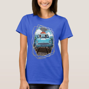 ロンとハリー・ポッターがホグワーツへ飛ぶ車 Tシャツ