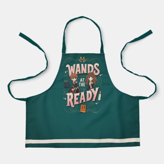 ロンとハーマイオニーが準備を進める エプロン (正面)