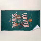 ロンとハーマイオニーが準備を進める ビーチタオル (正面)