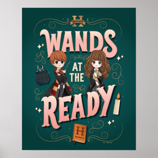 ロンとハーマイオニーが準備を進める ポスター (正面)
