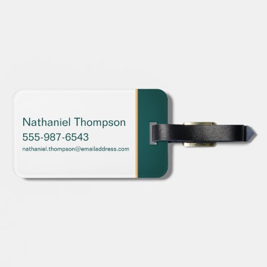 ロンとハーマイオニーが準備を進める ラゲッジタグ (裏面横)