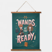 ロンとハーマイオニーが準備を進める 吊り下げ型タペストリー (正面)