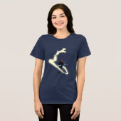 ロンのパトローナスの絵画 トライブレンドTシャツ (正面全面)